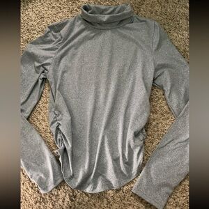 Grey turtleneck long sleeve
